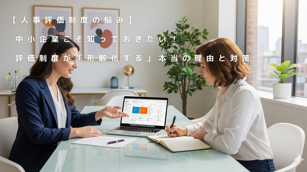 【人事評価制度の悩み】中小企業こそ知っておきたい!評価制度が「形骸化する」本当の理由と対策