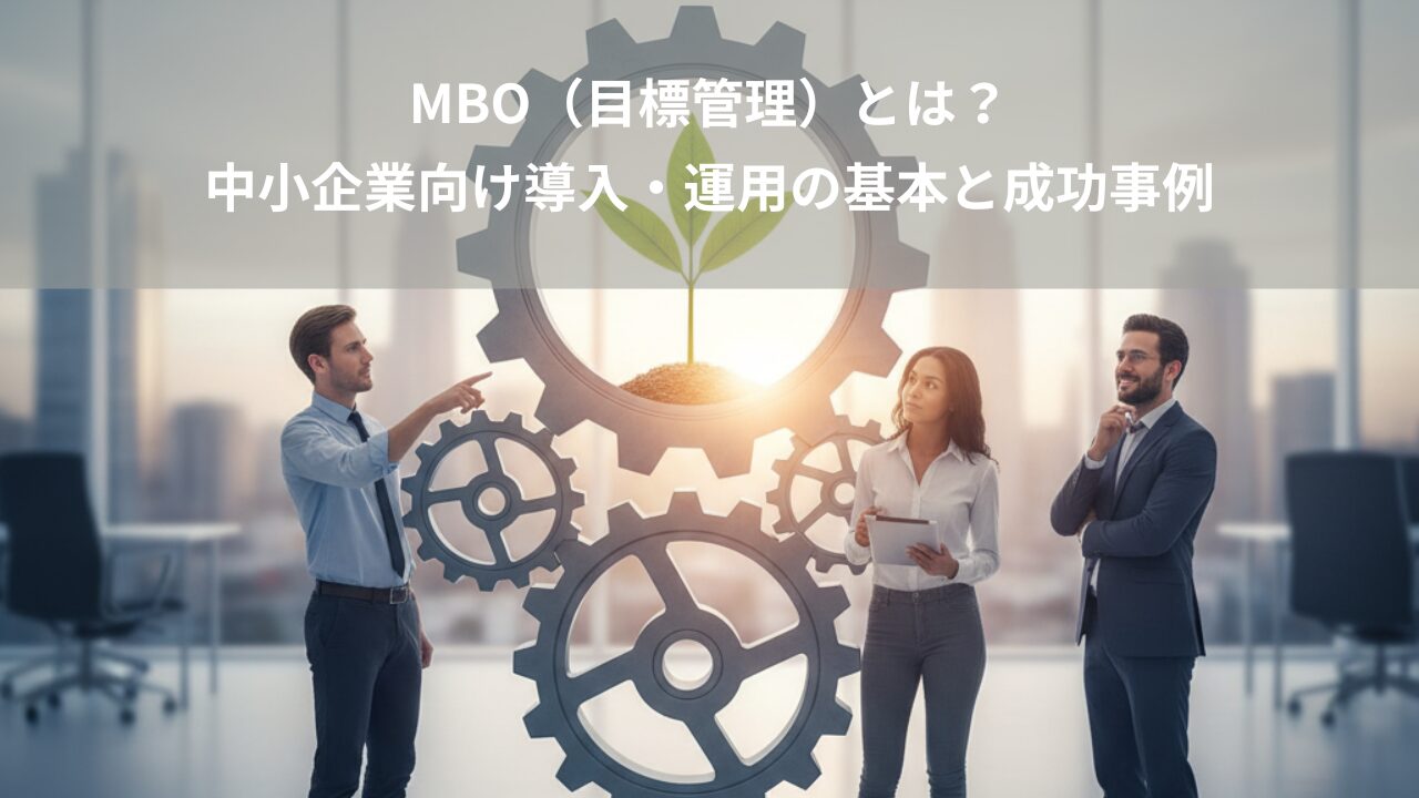 MBO(目標管理)とは?中小企業向け導入・運用の基本と成功事例