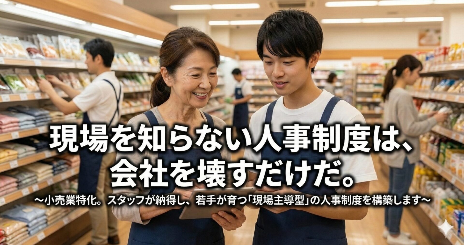 小売・サービス業向け人事評価システム紹介画像