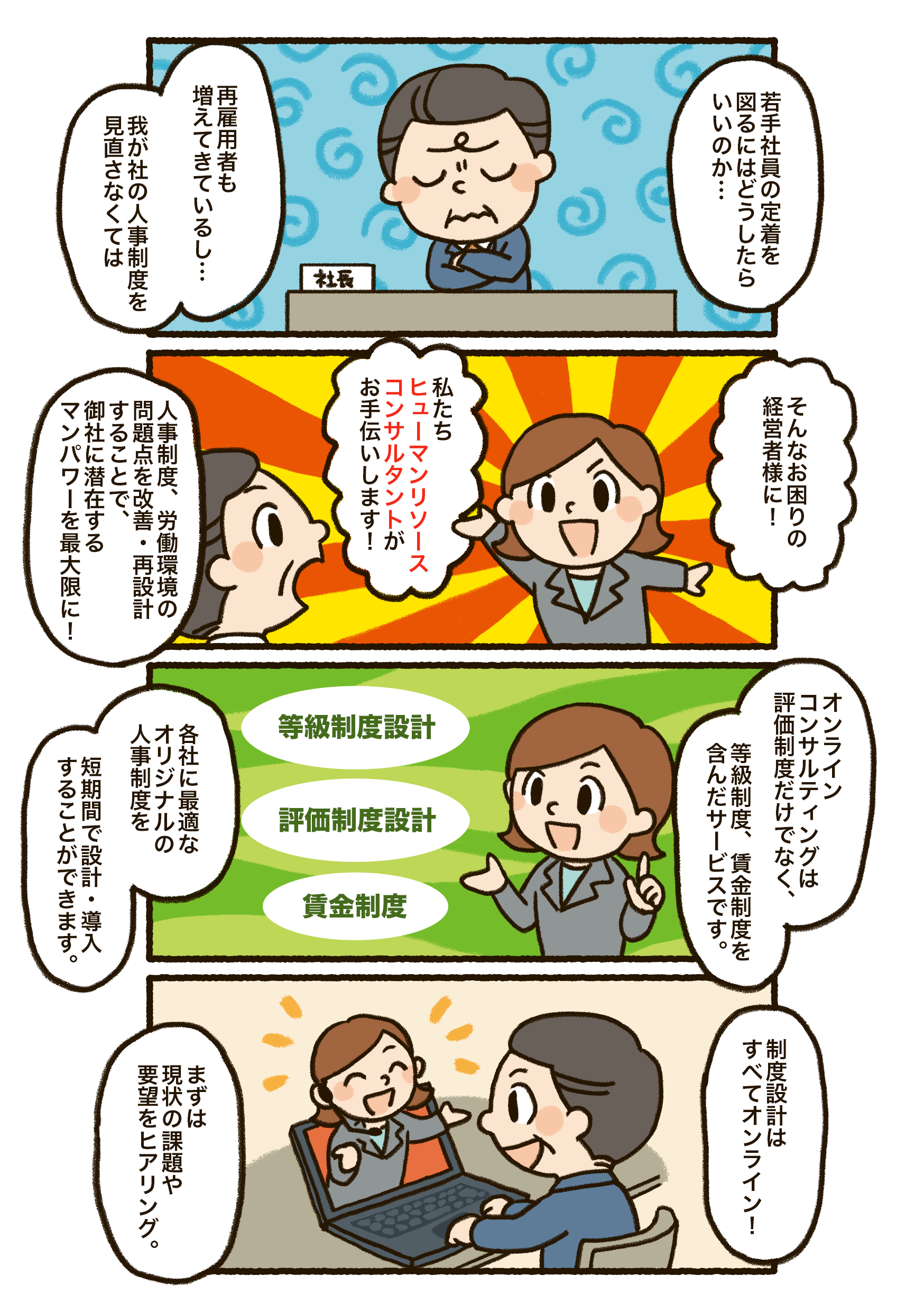 マンガでわかるオンラインコンサルティング